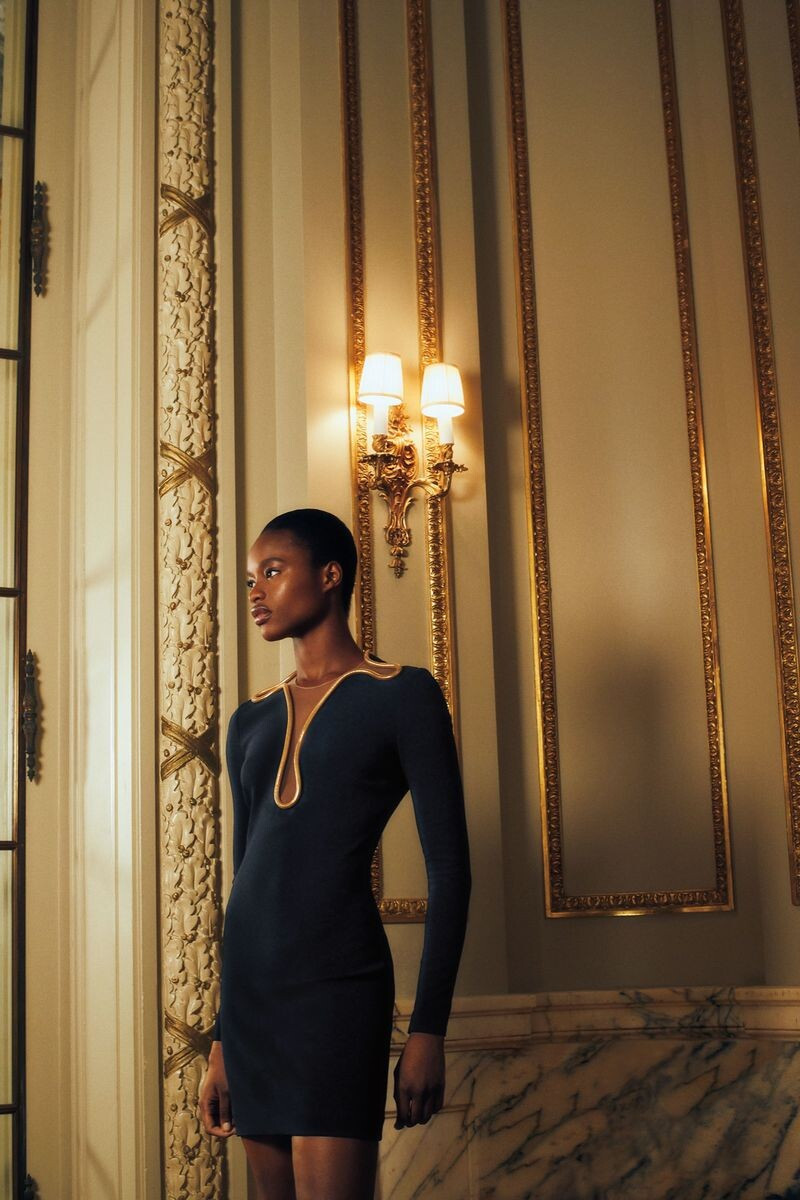 Mayowa Nicholas featured in  the Bergdorf Goodman advertisement for Spring/Summer 2020