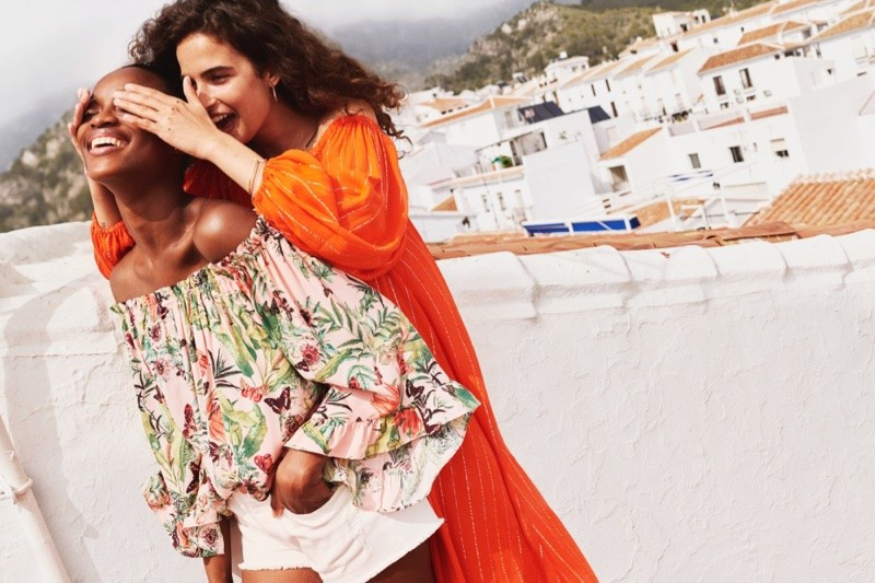 Mayowa Nicholas featured in  the H&M lookbook for Summer 2018