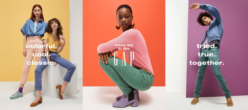 Mayowa Nicholas featured in  the Gap advertisement for Spring/Summer 2018