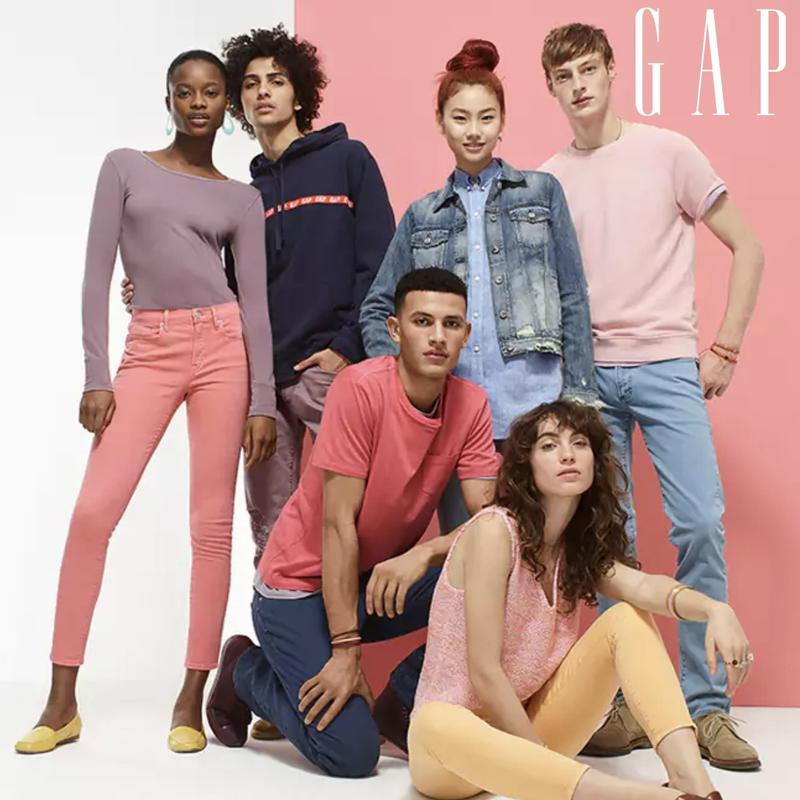 Mayowa Nicholas featured in  the Gap advertisement for Spring/Summer 2018