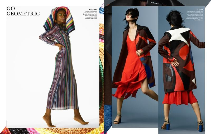 Mayowa Nicholas featured in  the Bergdorf Goodman lookbook for Spring 2018