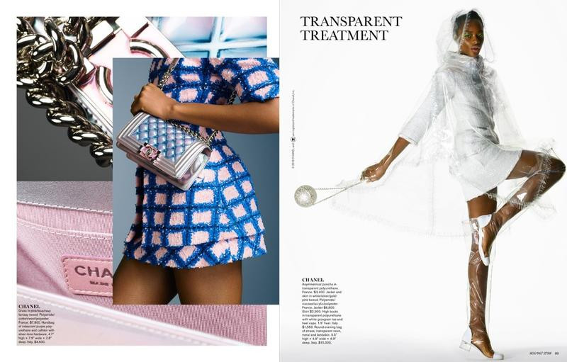 Mayowa Nicholas featured in  the Bergdorf Goodman lookbook for Spring 2018
