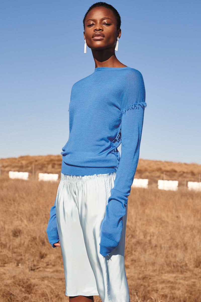 Mayowa Nicholas featured in  the Nordstrom advertisement for Summer 2018