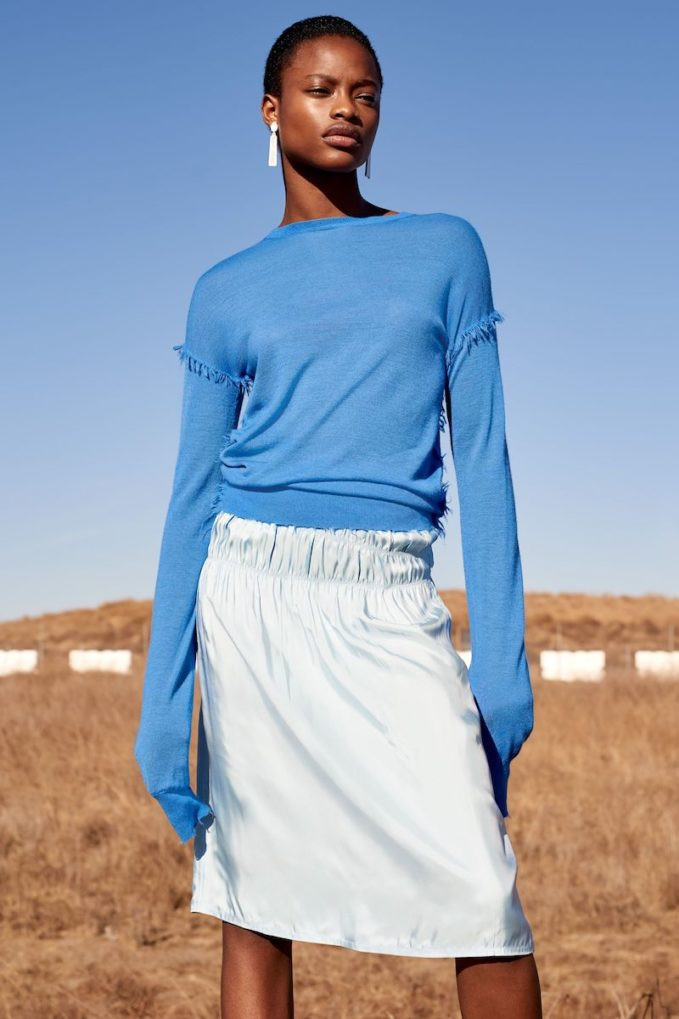 Mayowa Nicholas featured in  the Nordstrom advertisement for Summer 2018