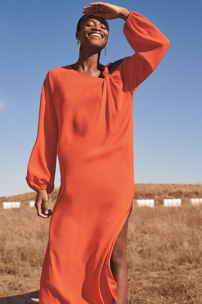 Mayowa Nicholas featured in  the Nordstrom advertisement for Summer 2018