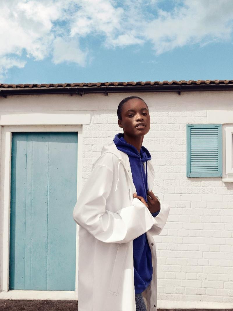 Mayowa Nicholas featured in  the Net-a-Porter advertisement for Autumn/Winter 2017