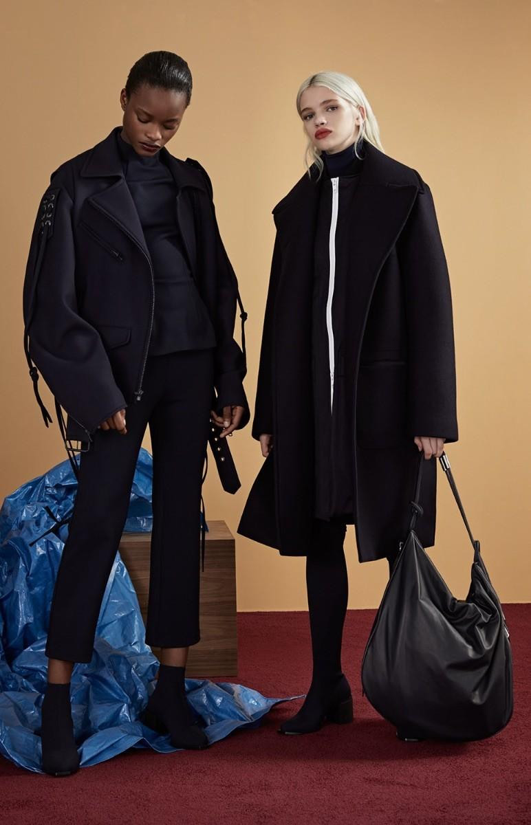 Mayowa Nicholas featured in  the DKNY lookbook for Pre-Fall 2017
