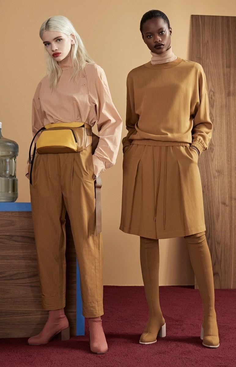 Mayowa Nicholas featured in  the DKNY lookbook for Pre-Fall 2017