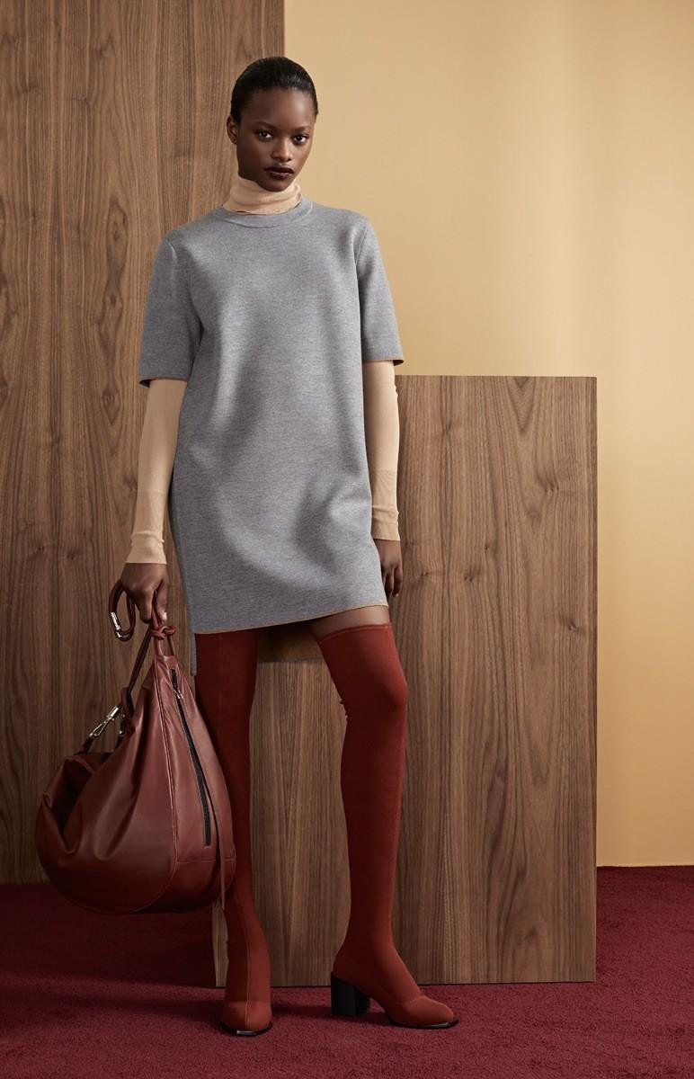 Mayowa Nicholas featured in  the DKNY lookbook for Pre-Fall 2017
