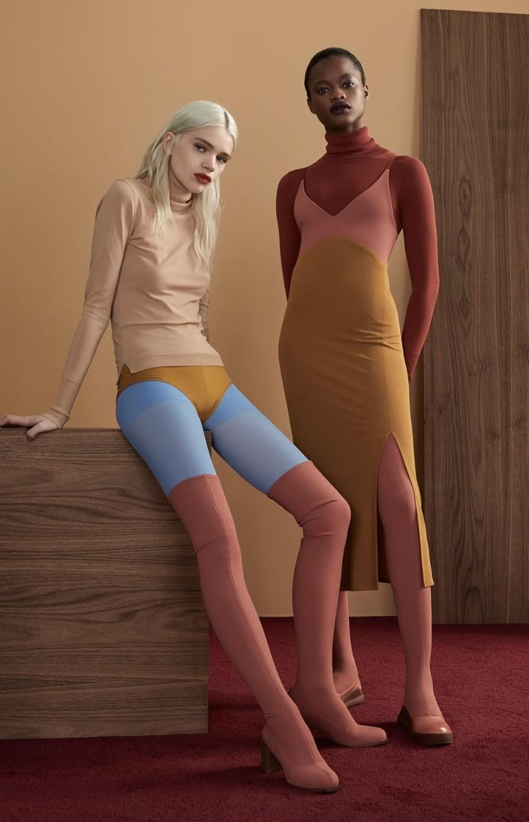 Mayowa Nicholas featured in  the DKNY lookbook for Pre-Fall 2017