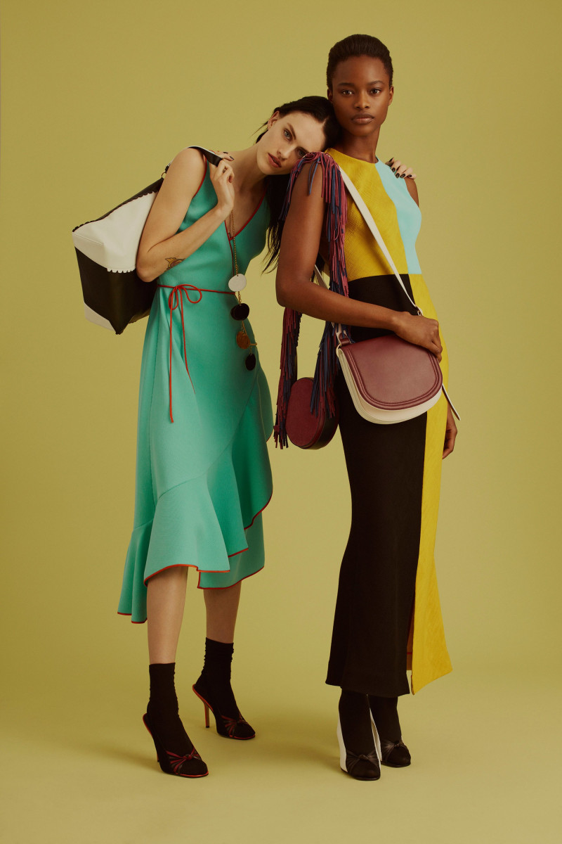 Mayowa Nicholas featured in  the Diane Von Furstenberg lookbook for Pre-Fall 2017