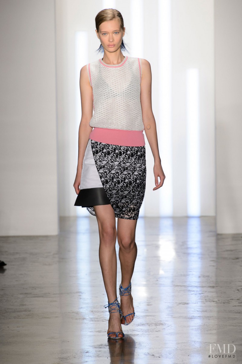 Tanya Katysheva featured in  the Ohne Titel fashion show for Spring/Summer 2015