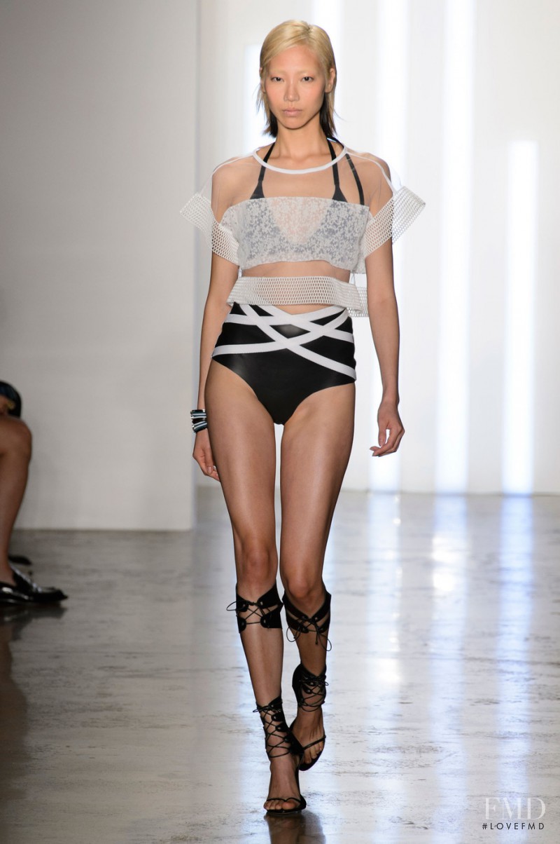 Soo Joo Park featured in  the Ohne Titel fashion show for Spring/Summer 2015