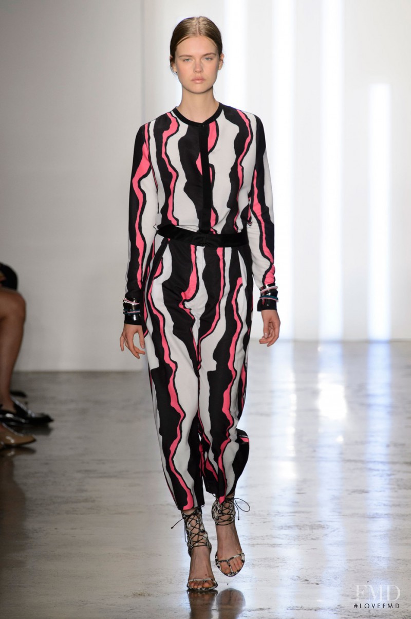 Stina Rapp featured in  the Ohne Titel fashion show for Spring/Summer 2015