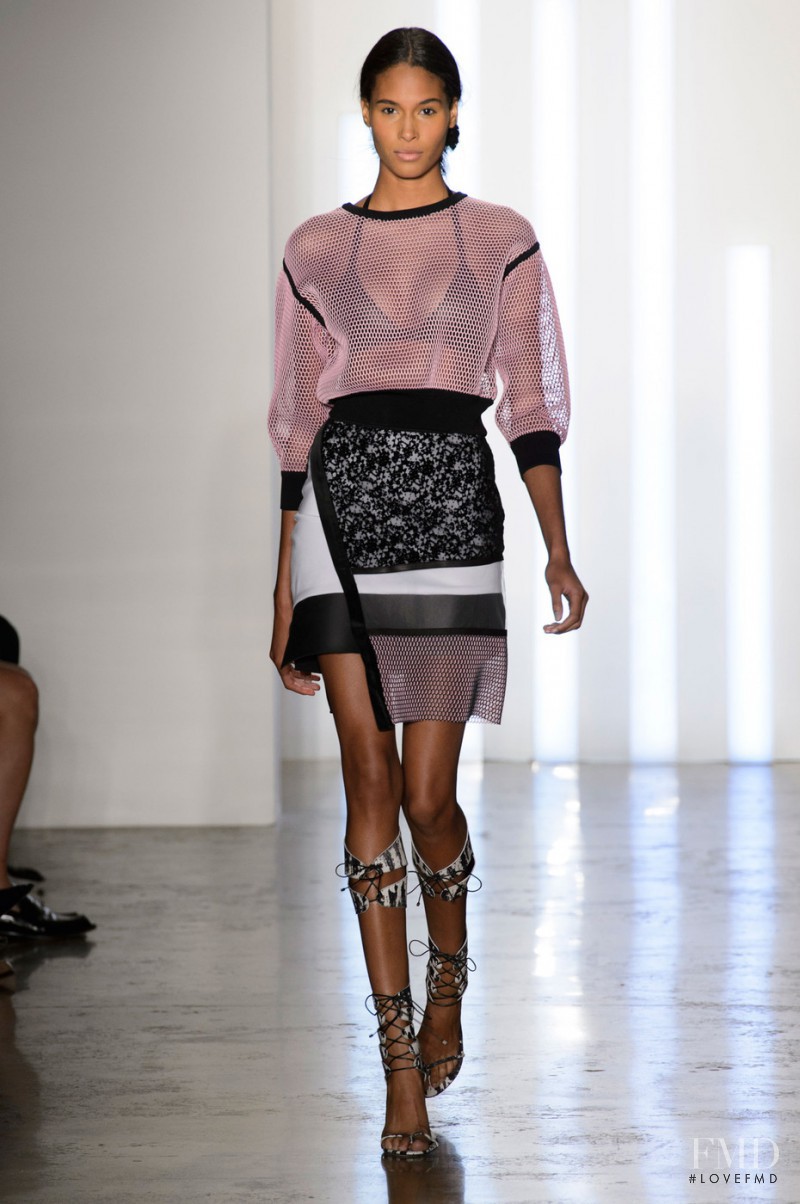 Cindy Bruna featured in  the Ohne Titel fashion show for Spring/Summer 2015