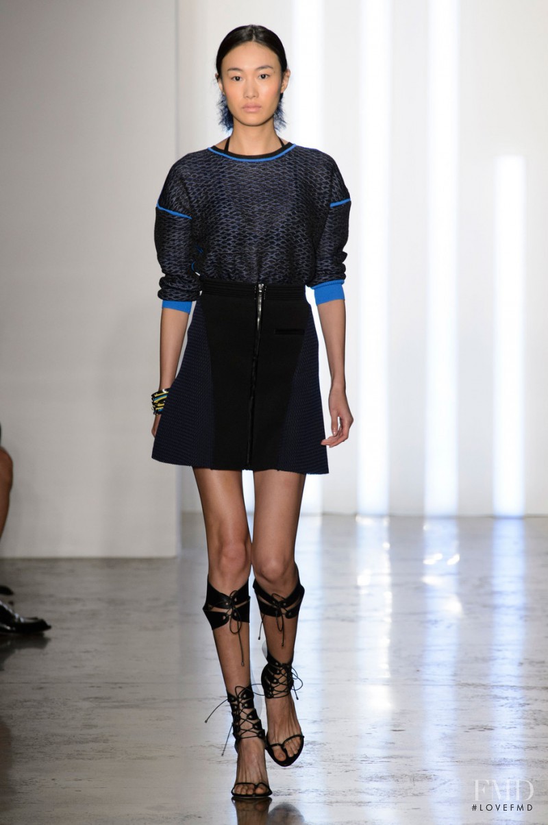 Shu Pei featured in  the Ohne Titel fashion show for Spring/Summer 2015