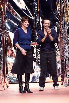 Clements Ribeiro fashion show for Autumn/Winter 2003