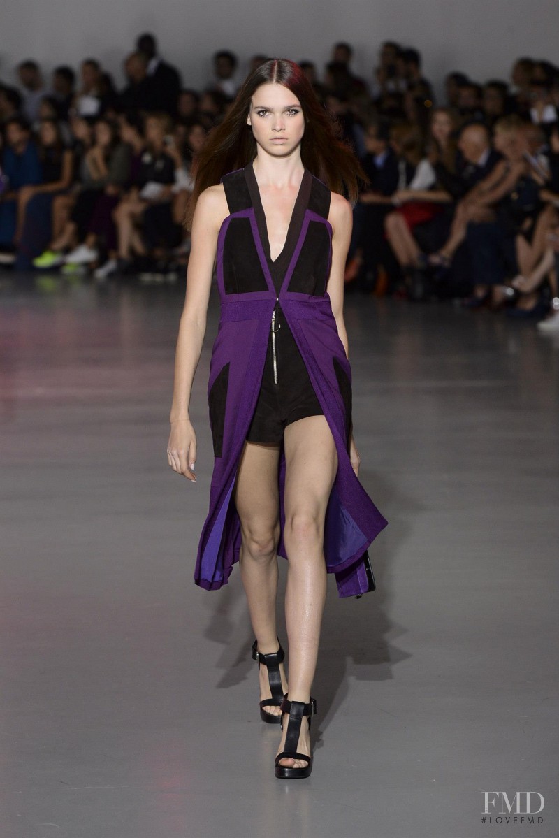 Romy de Grijff featured in  the Costume National fashion show for Spring/Summer 2015