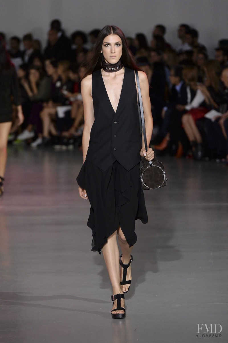 Ana Buljevic featured in  the Costume National fashion show for Spring/Summer 2015