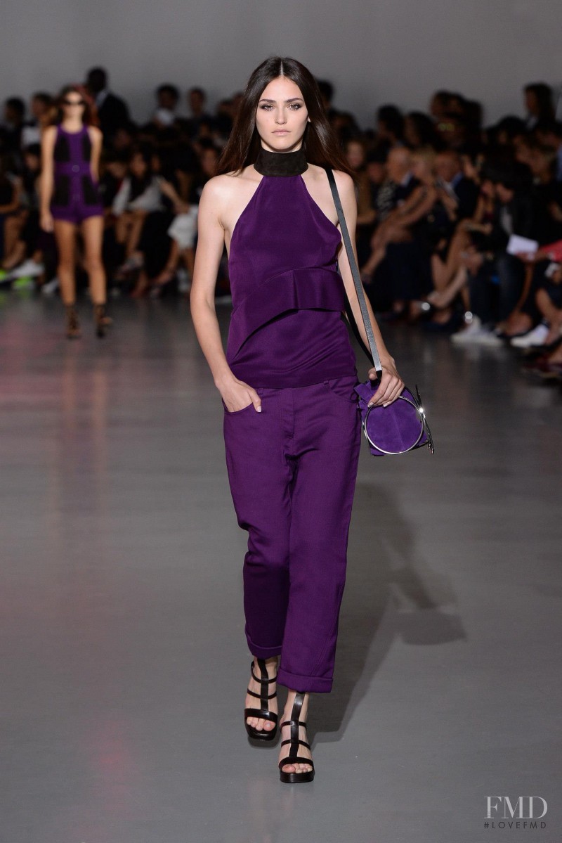 Iuliia Danko featured in  the Costume National fashion show for Spring/Summer 2015