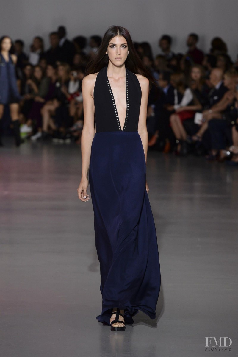 Ana Buljevic featured in  the Costume National fashion show for Spring/Summer 2015