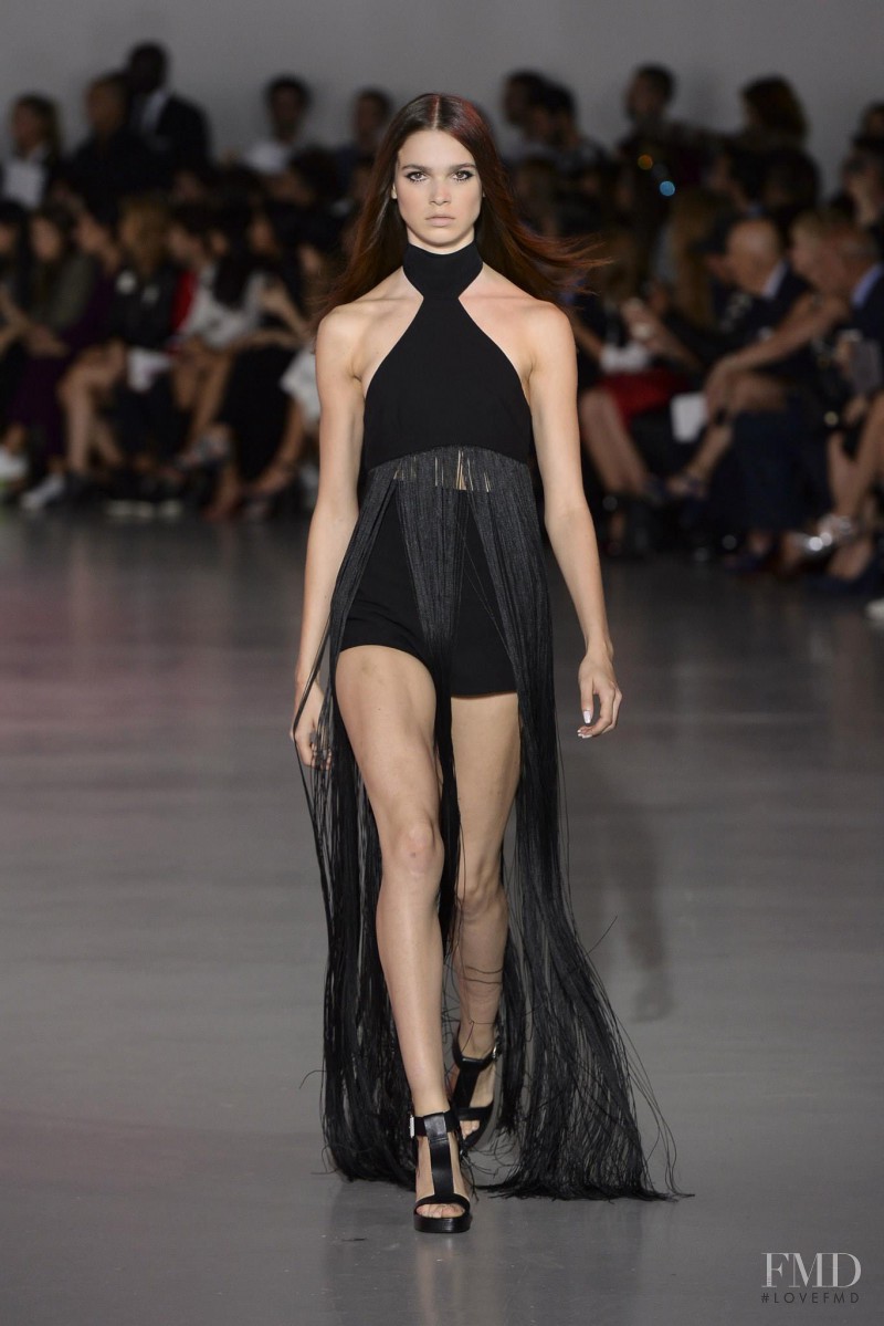 Romy de Grijff featured in  the Costume National fashion show for Spring/Summer 2015