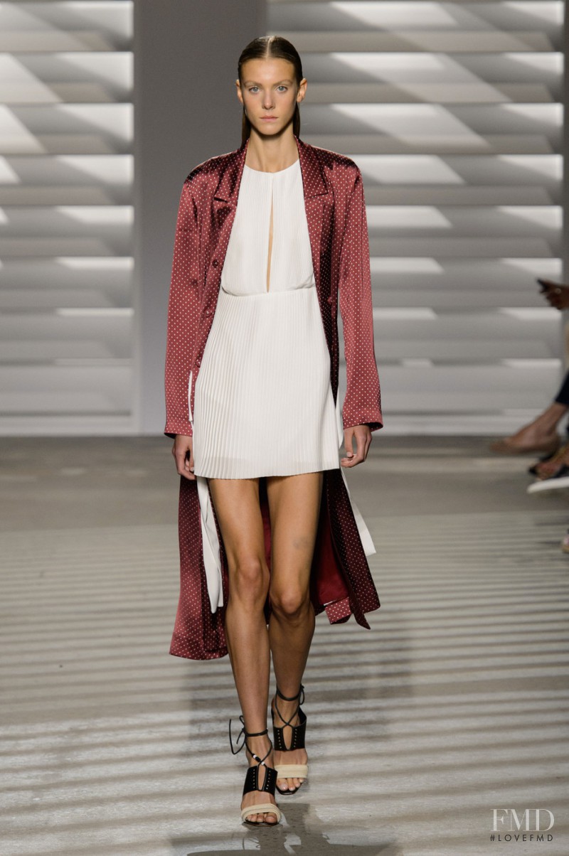 Phillipa Hemphrey featured in  the Thakoon fashion show for Spring/Summer 2015