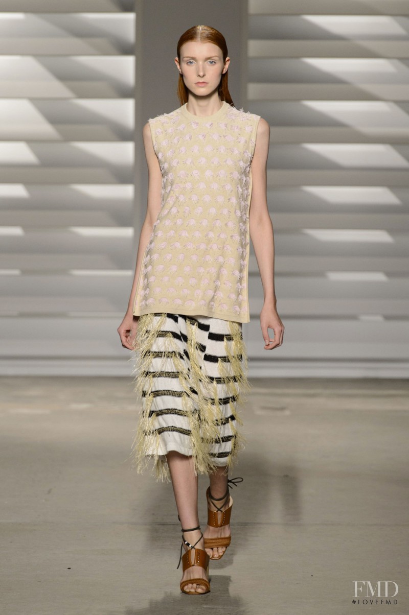 Jada Joyce featured in  the Thakoon fashion show for Spring/Summer 2015
