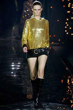 Julien Macdonald fashion show for Autumn/Winter 2003