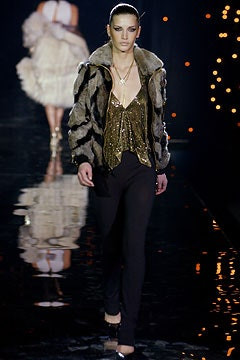 Julien Macdonald fashion show for Autumn/Winter 2003
