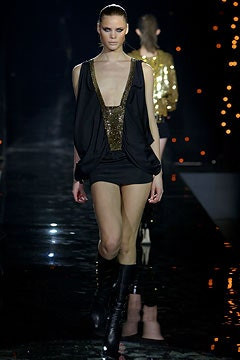 Julien Macdonald fashion show for Autumn/Winter 2003