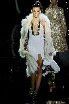 Julien Macdonald fashion show for Autumn/Winter 2003