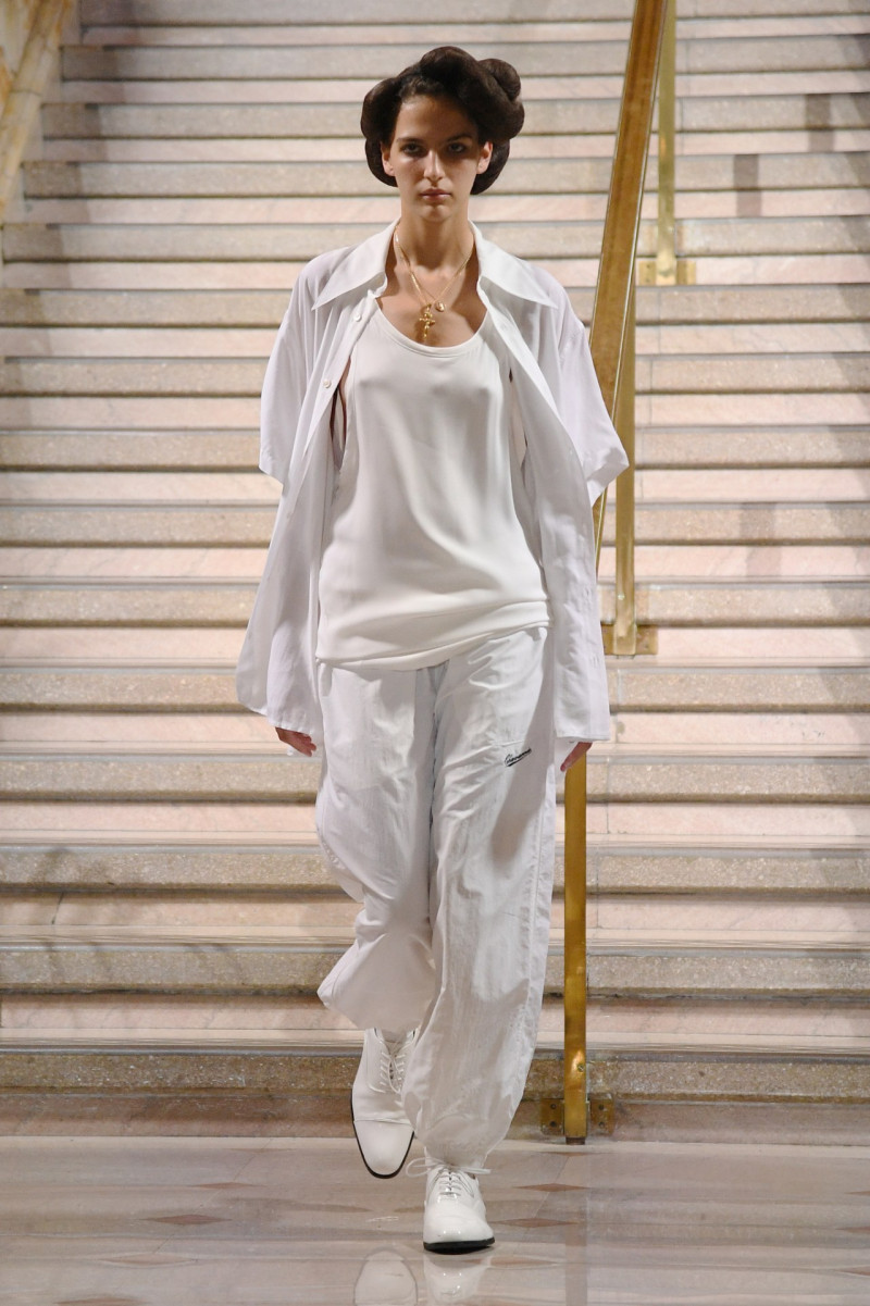Africa Garcia featured in  the Willy Chavarria fashion show for Spring/Summer 2024