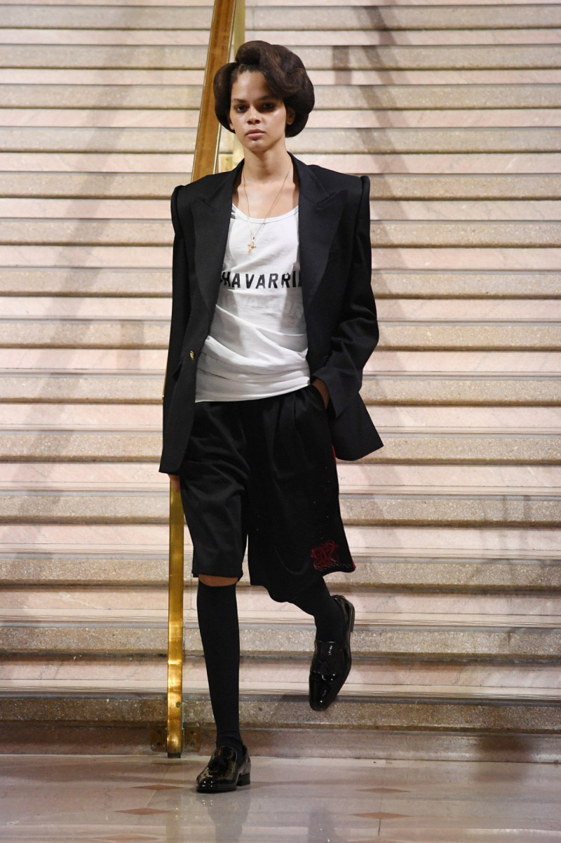 Hiandra Martinez featured in  the Willy Chavarria fashion show for Spring/Summer 2024