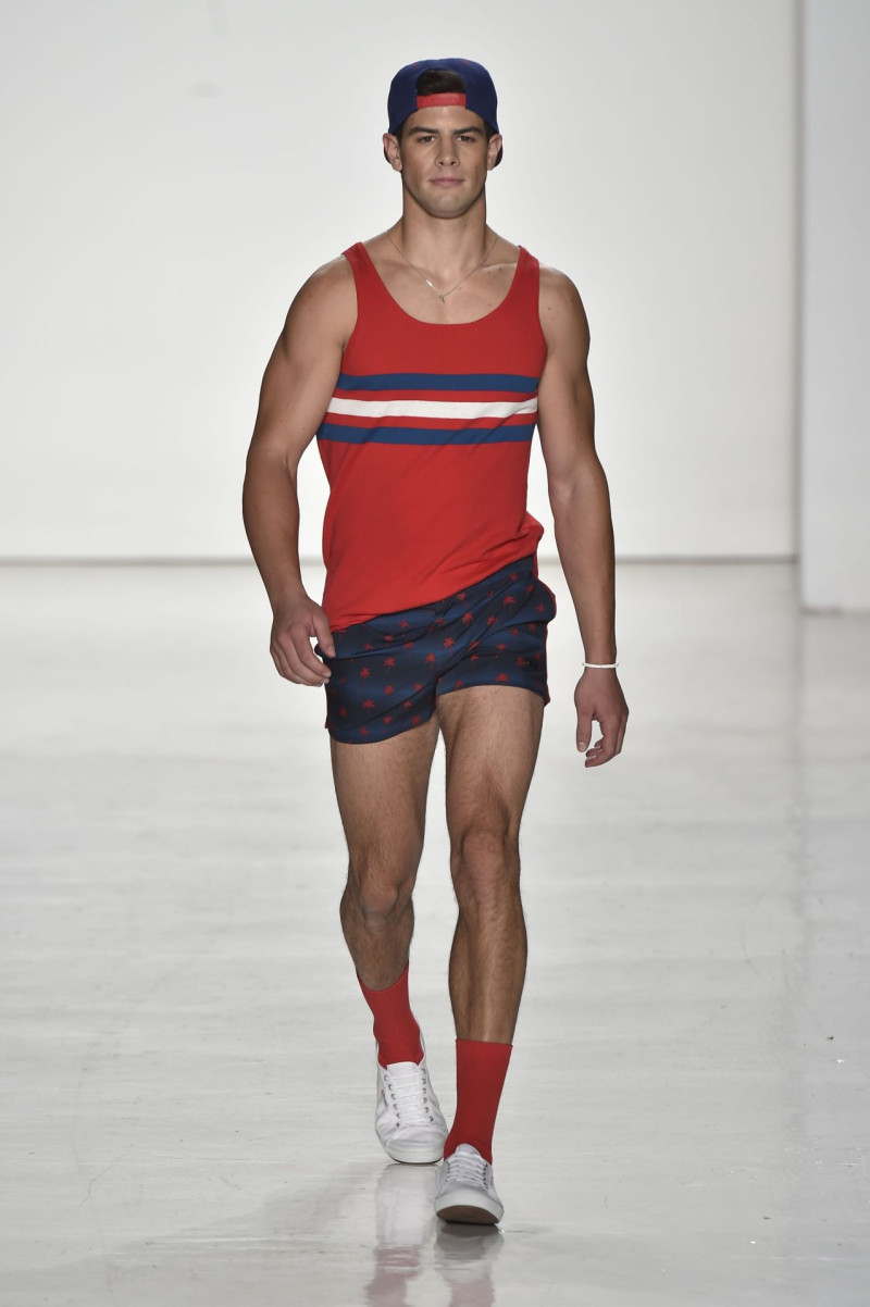 Frankie Cammarata featured in  the Parke & Ronen fashion show for Spring/Summer 2017