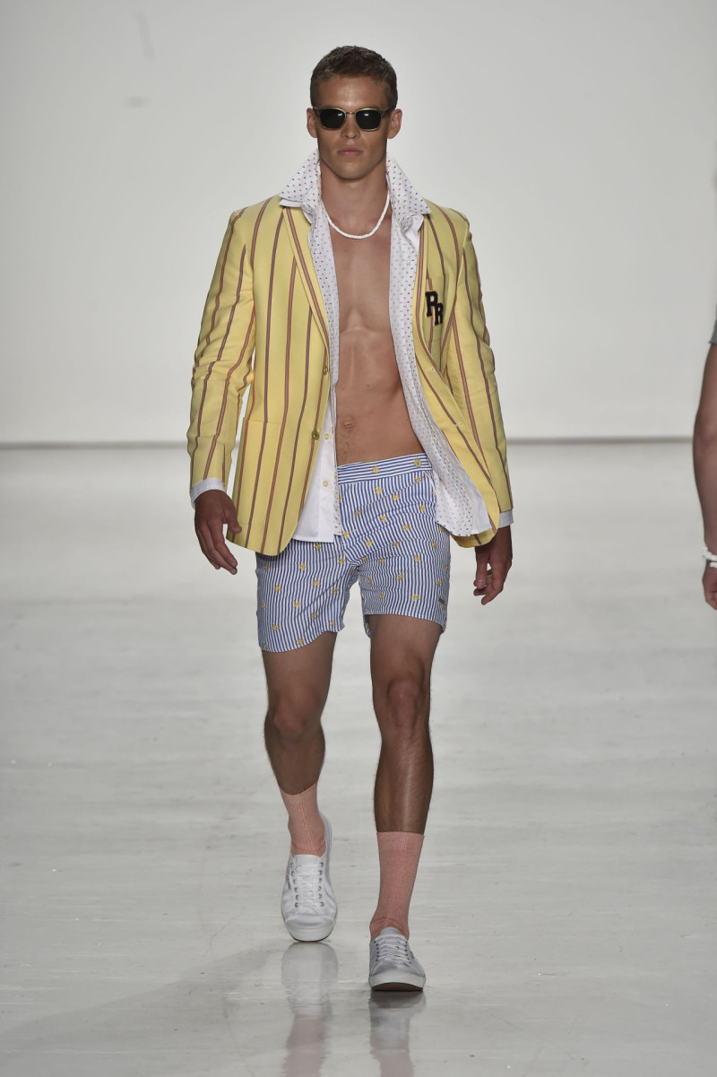 Mitchell Slaggert featured in  the Parke & Ronen fashion show for Spring/Summer 2017