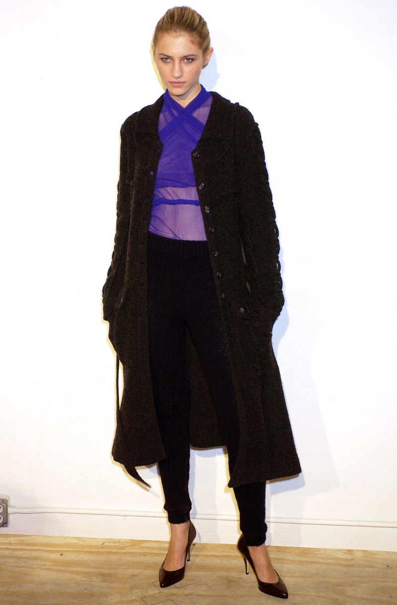 Sara Ziff featured in  the Wink fashion show for Autumn/Winter 2003