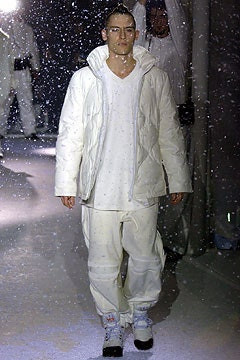 Y-3 fashion show for Autumn/Winter 2003