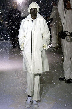 Y-3 fashion show for Autumn/Winter 2003