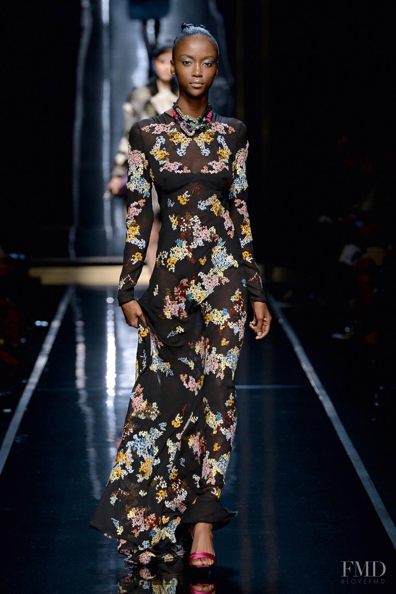 Amalie Schmidt featured in  the Ermanno Scervino fashion show for Autumn/Winter 2014