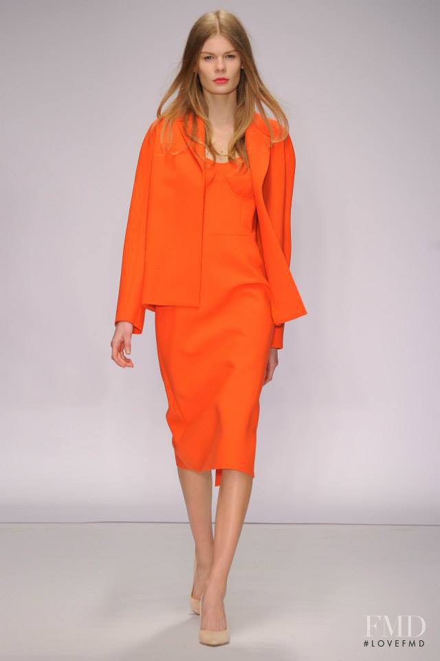 Alexandra Elizabeth Ljadov featured in  the Jasper Conran fashion show for Autumn/Winter 2014