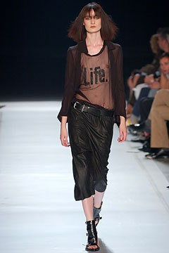 Ann Demeulemeester fashion show for Spring/Summer 2003