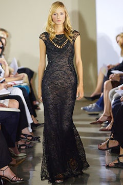 Badgley Mischka fashion show for Spring/Summer 2003