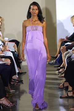 Badgley Mischka fashion show for Spring/Summer 2003