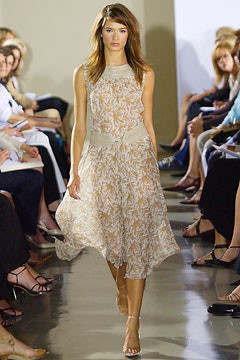 Badgley Mischka fashion show for Spring/Summer 2003
