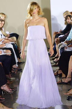 Badgley Mischka fashion show for Spring/Summer 2003