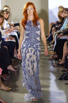 Badgley Mischka fashion show for Spring/Summer 2003