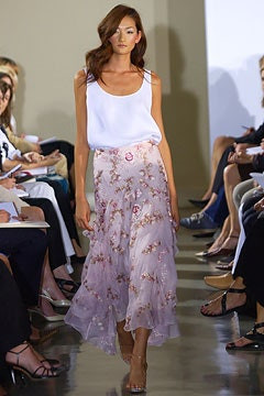 Badgley Mischka fashion show for Spring/Summer 2003