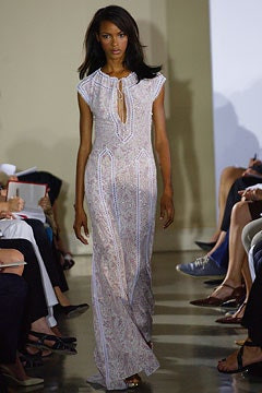 Badgley Mischka fashion show for Spring/Summer 2003