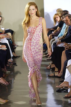 Badgley Mischka fashion show for Spring/Summer 2003